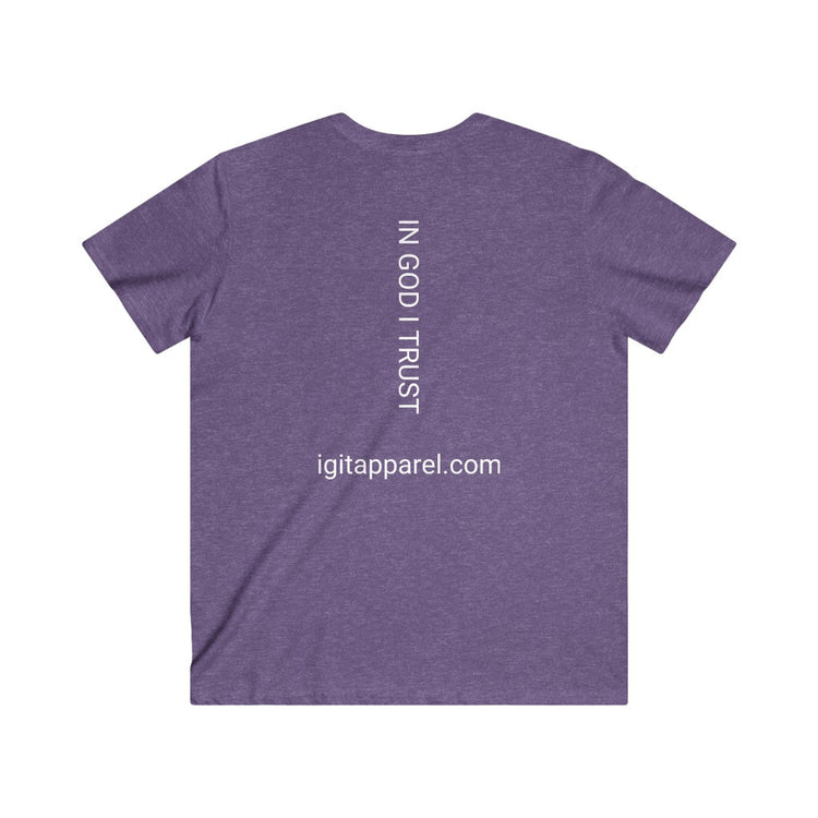 Men's Fitted V-Neck Short Sleeve Tee