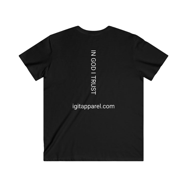 Men's Fitted V-Neck Short Sleeve Tee