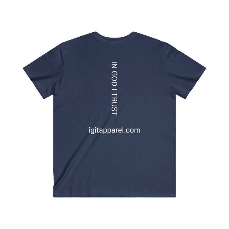 Men's Fitted V-Neck Short Sleeve Tee