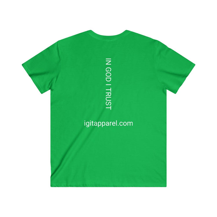 Men's Fitted V-Neck Short Sleeve Tee