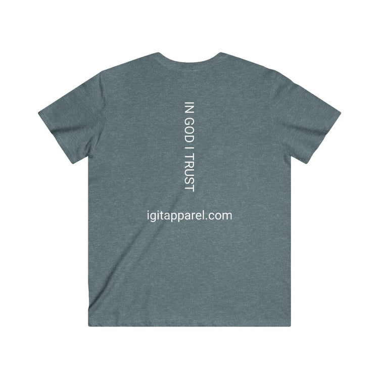 Men's Fitted V-Neck Short Sleeve Tee